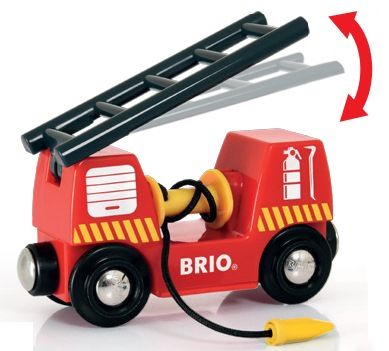 BRIO Brannbil med lyd og blålys 33811